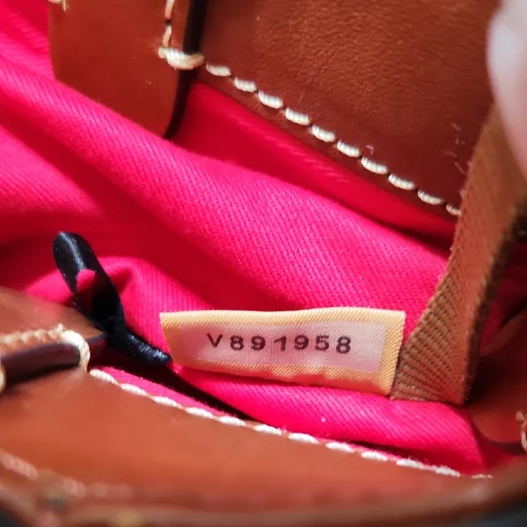 Dooney & Bourke Rich Brown Leather Satchel - Picture 8 of 16